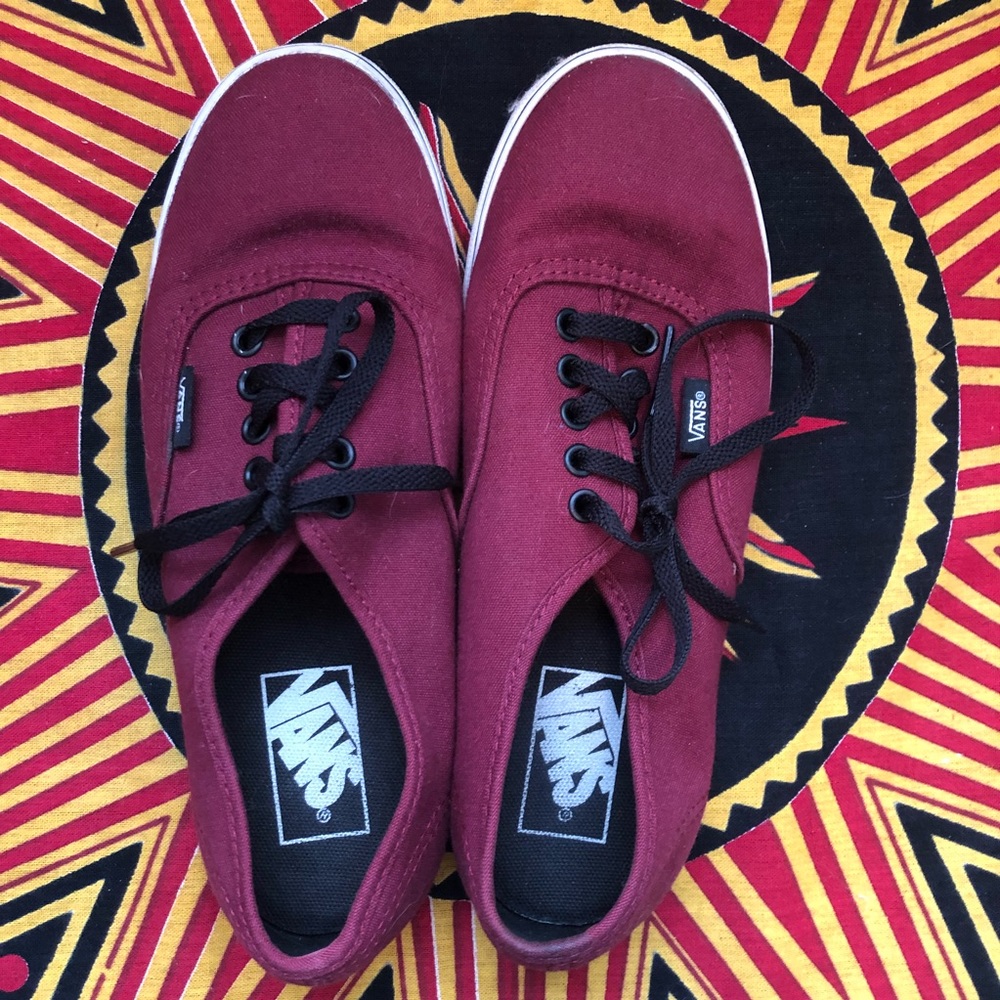 Maroon Vans - Brand New without Tags 6.5